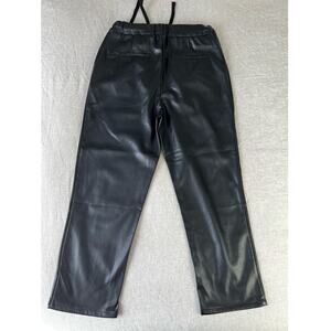 Velvet Heart Tilly Pants Faux Leather (Polyurethane) Black NWT Size Medium